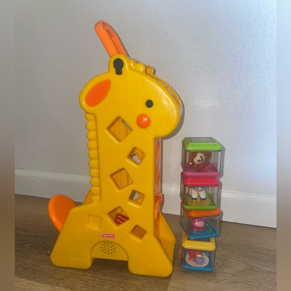 Fisher Price Tumbling Blocks Giraffe